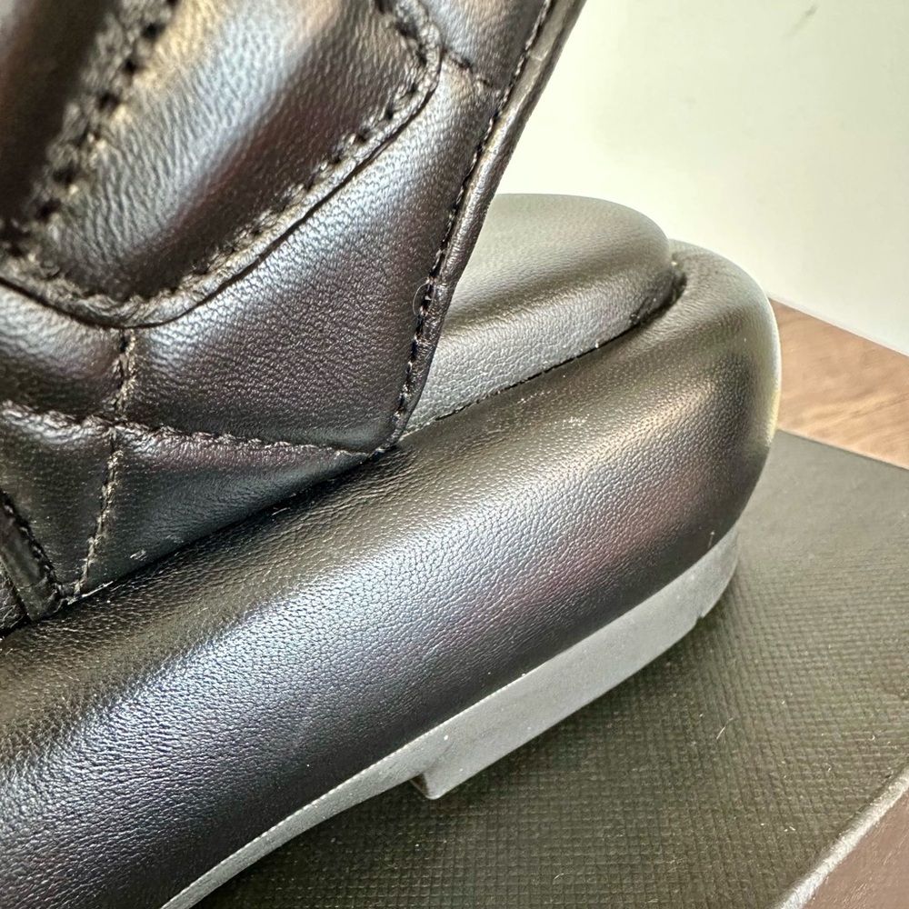 New Coach Peyton Leather Sandal Black Size 7 - Picture 11 of 12